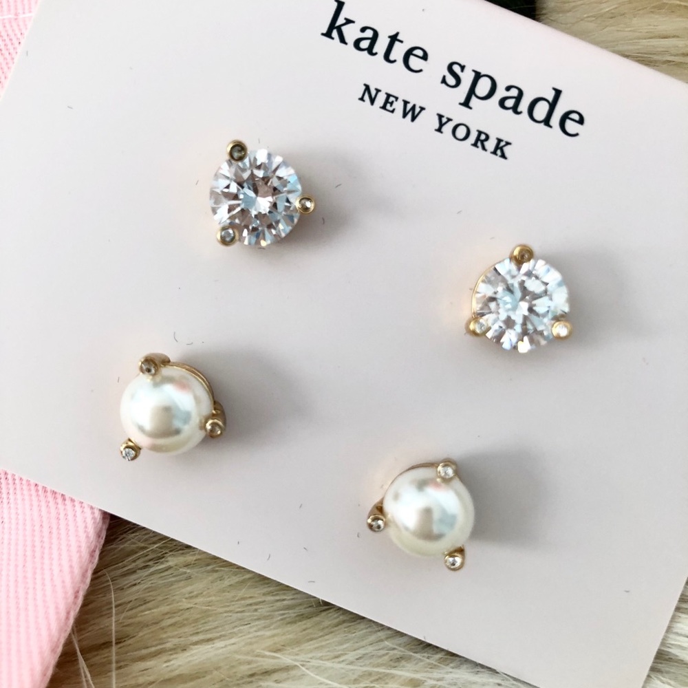 Kate Spade 2 Pairs of Stud Earrings